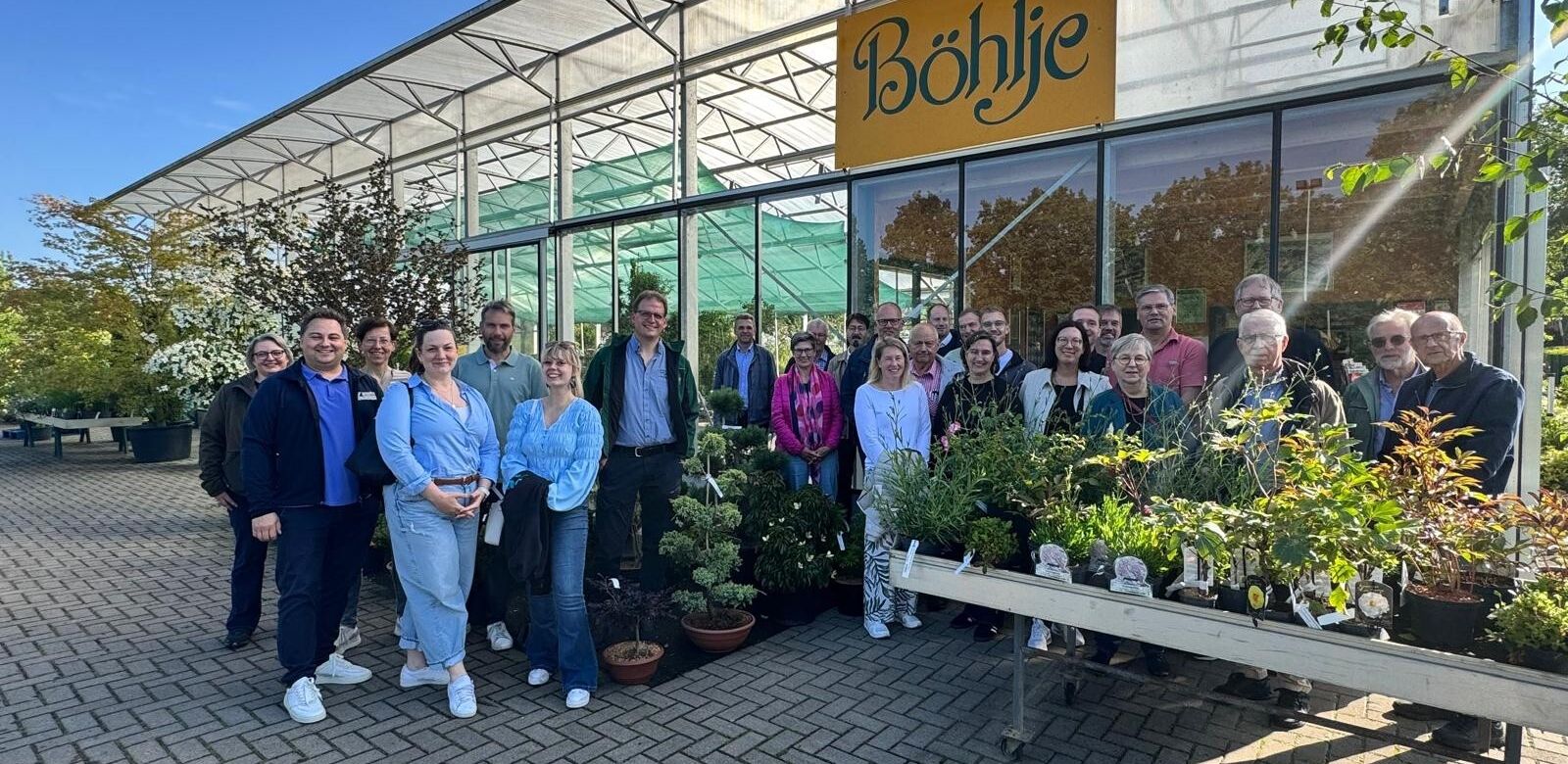 Betriebsbesichtigung bei der Baumschule Böhlje
