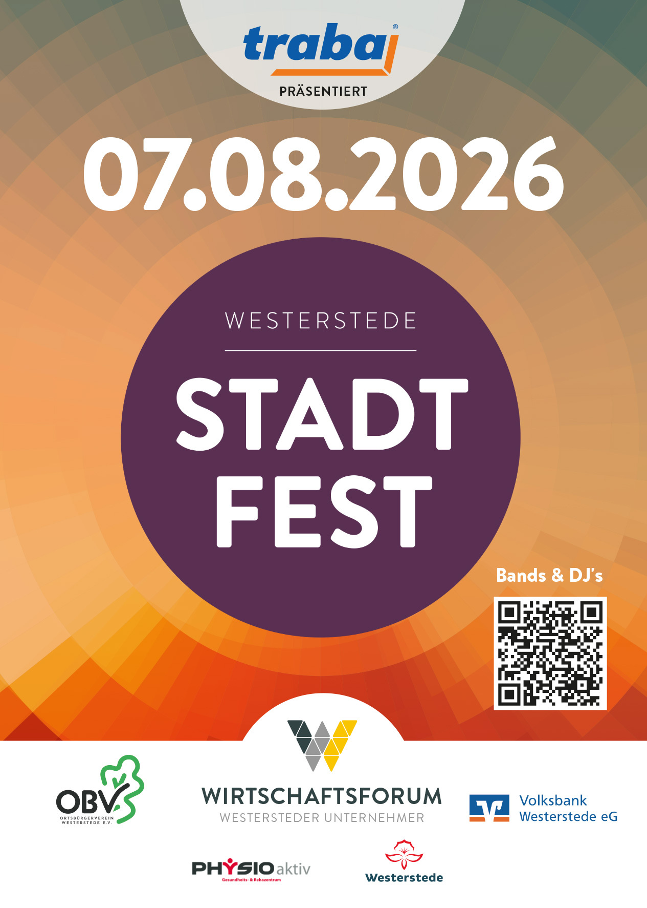 Stadtfest Westerstede 2026 - Sponsorenflyer