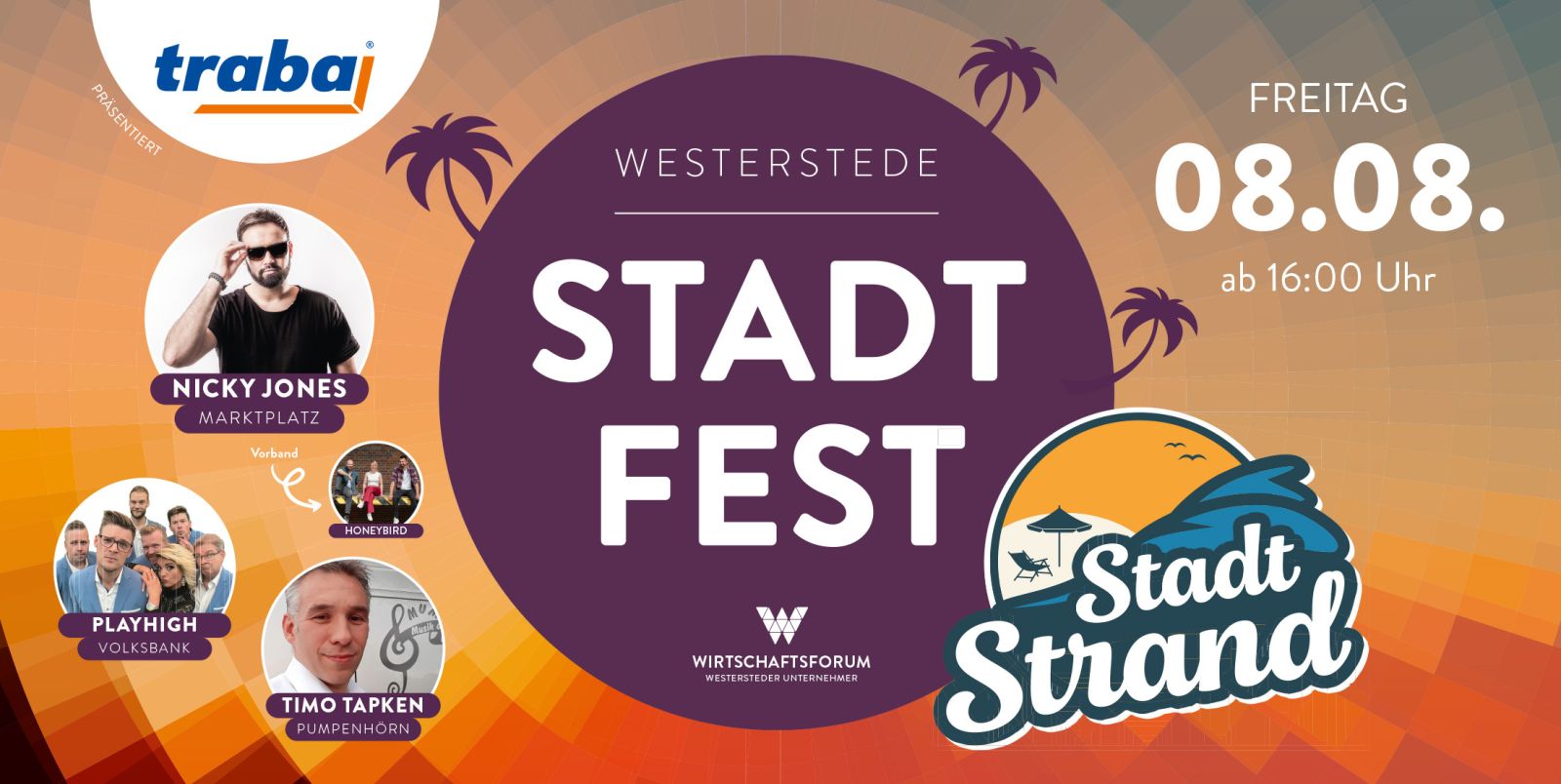 Plakat Stadtfest Westerstede 2025