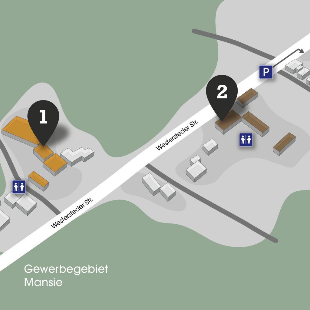 Standortkarte Gewerbegebiet Mansie